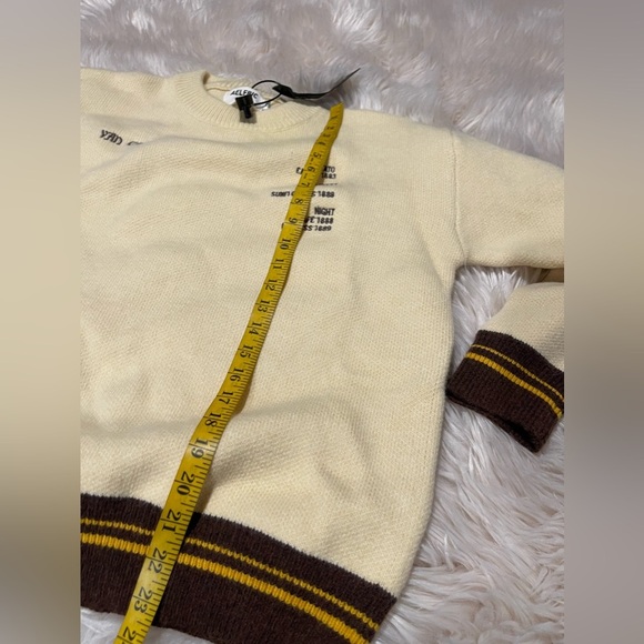 NWT Aelfric Eden Sunflowers & Self-portrait of Van Gogh WORKS OF ART Sweater - Picture 7 of 9